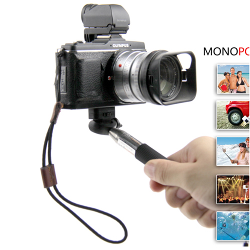 5Cgo 15850178795  求人不如求己！自拍神器 MonoPod手持自拍器/伸縮式金屬獨腳架 SHM86000